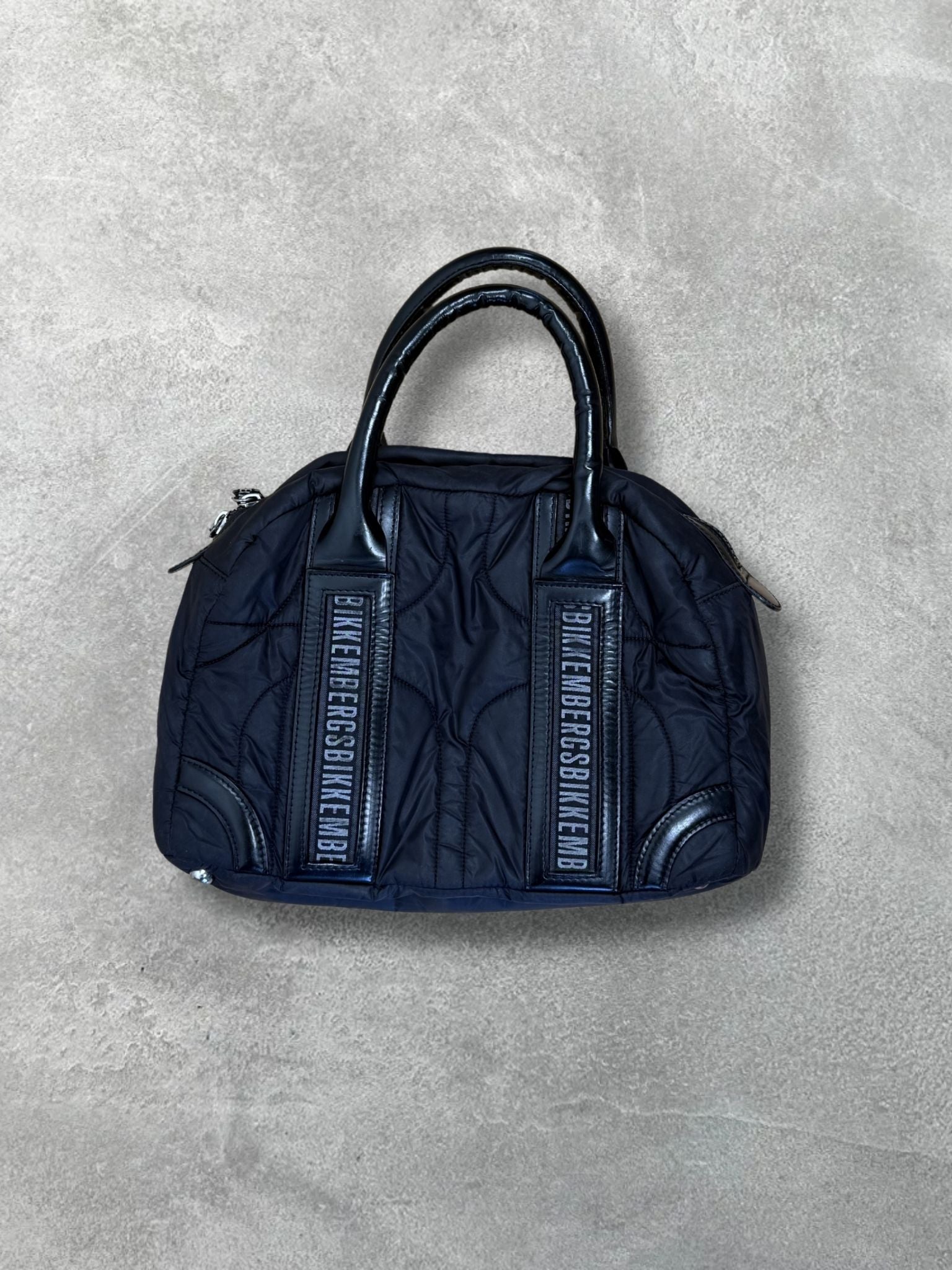 PADDED NYLON PUFFER LOOK HANDBAG BY BIKKEMBERGS