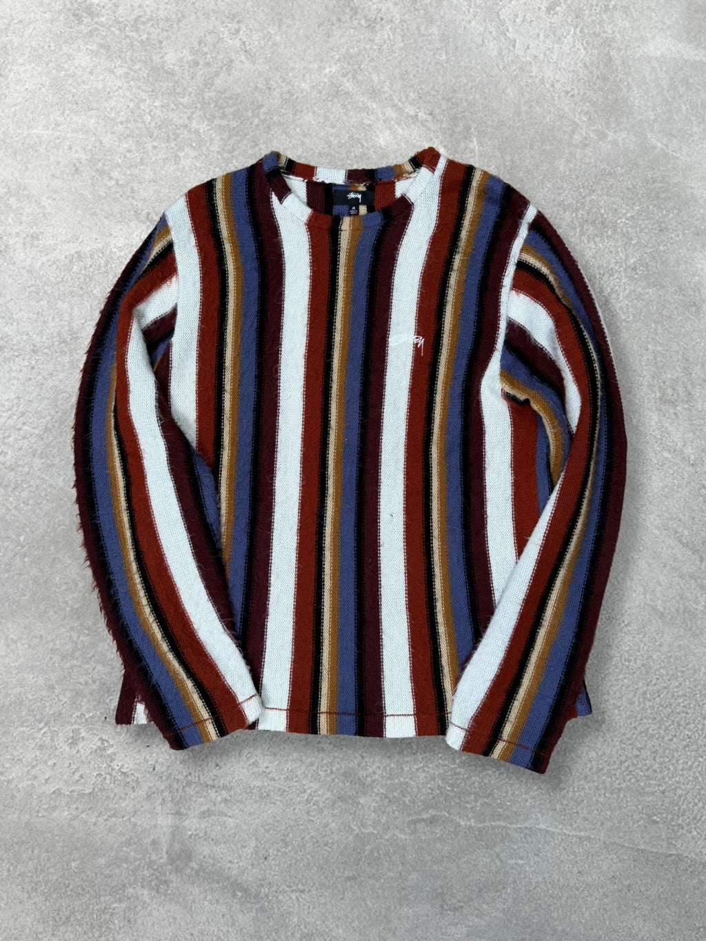 VERTICAL STRIPED KNIT CREW BY STUSSY&nbsp;