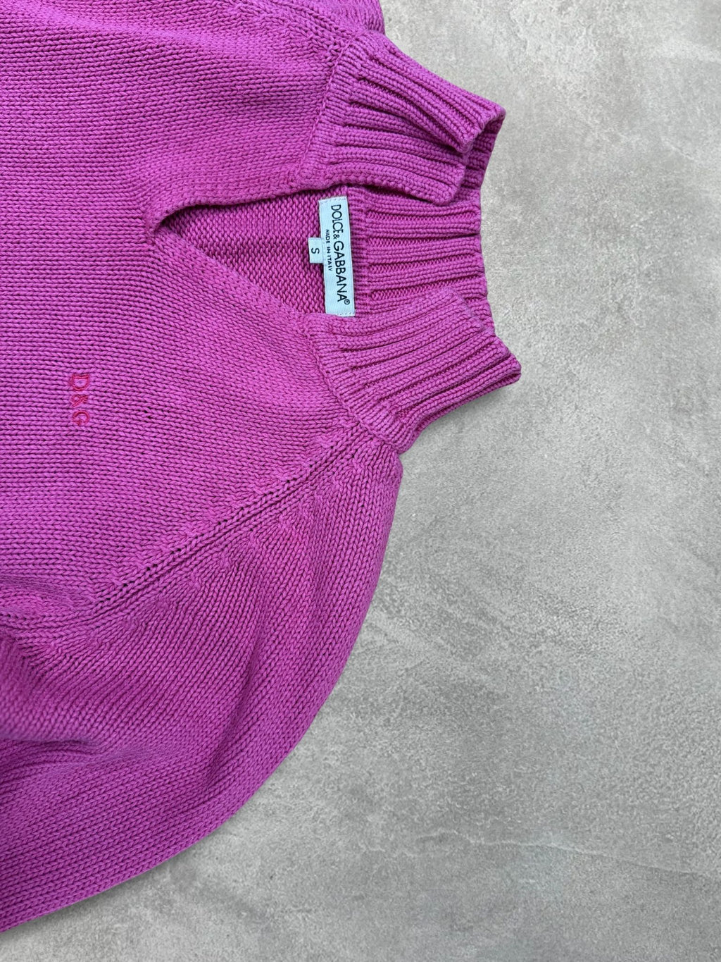 V-SPLIT WOOL KNIT BY DOLCE &amp; GABBANA