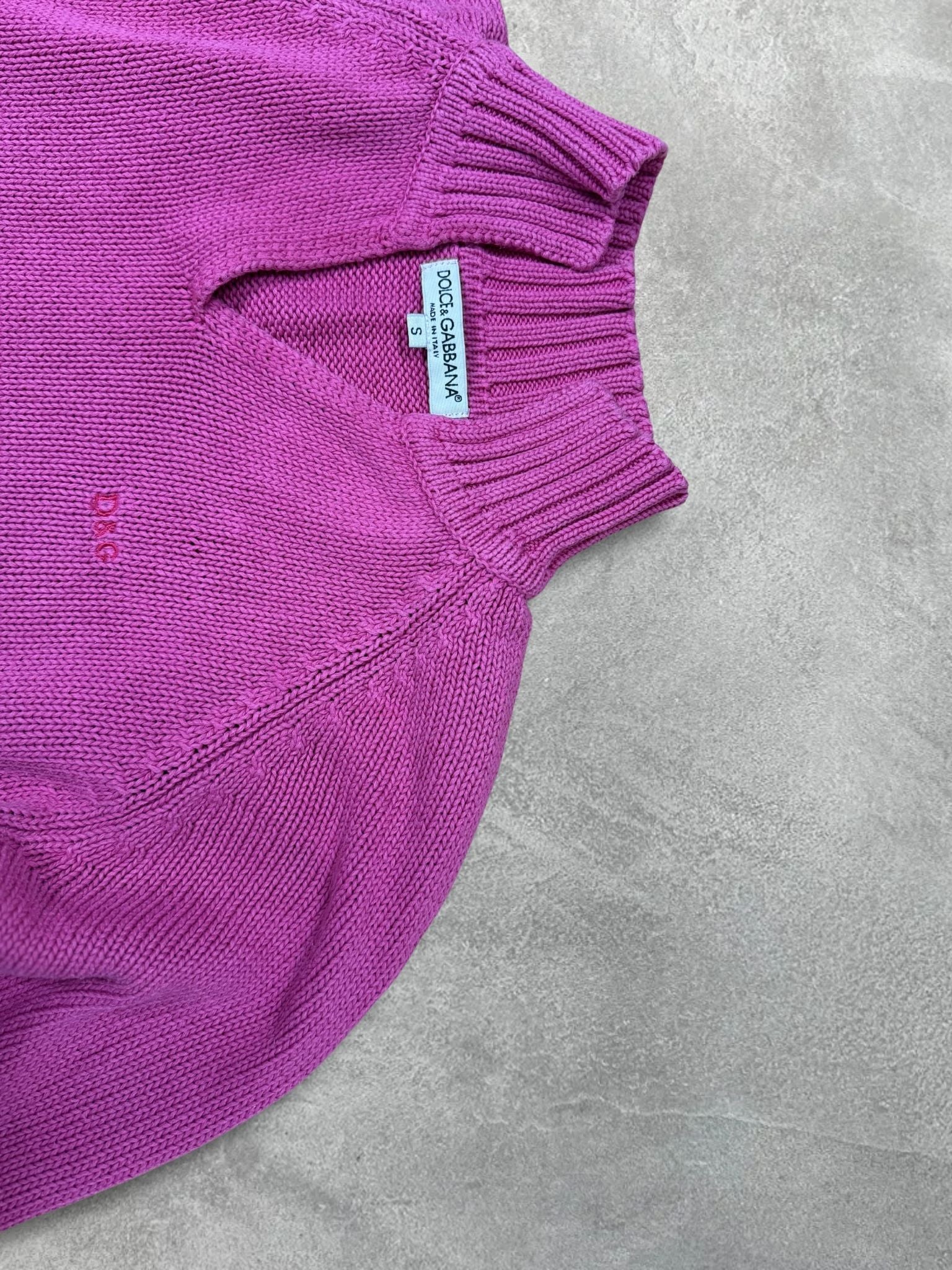 V-SPLIT WOOL KNIT BY DOLCE &amp; GABBANA