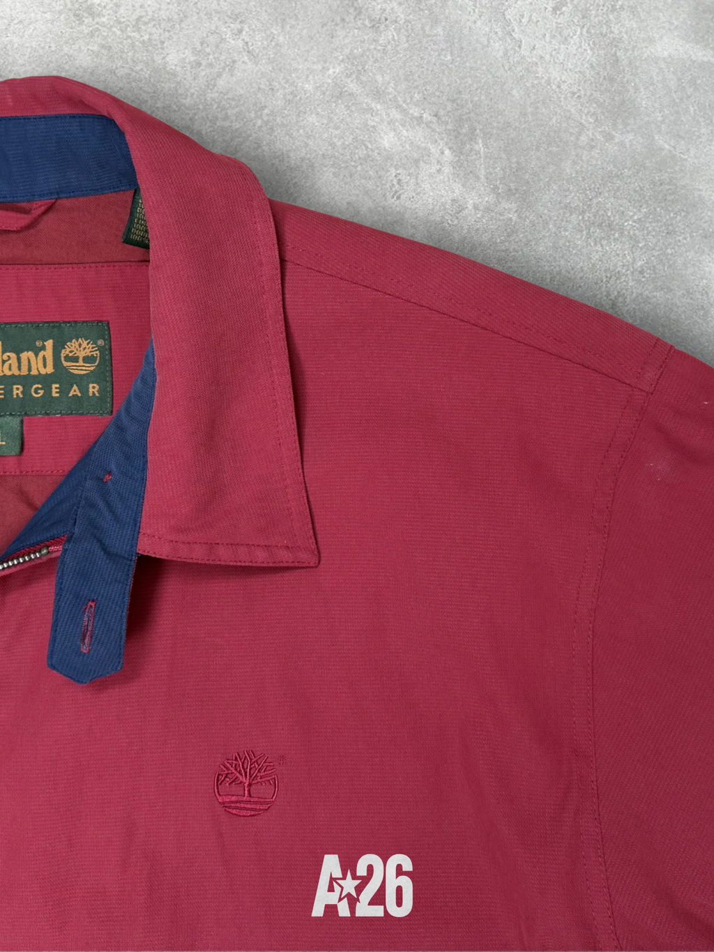 RED HARRINGTON JACKET BY TIMBERLAND