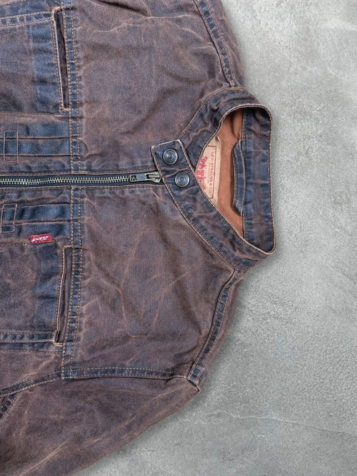 BROWN DENIM JACKET BY LEVIS&nbsp;