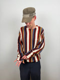 VERTICAL STRIPED KNIT CREW BY STUSSY&nbsp;