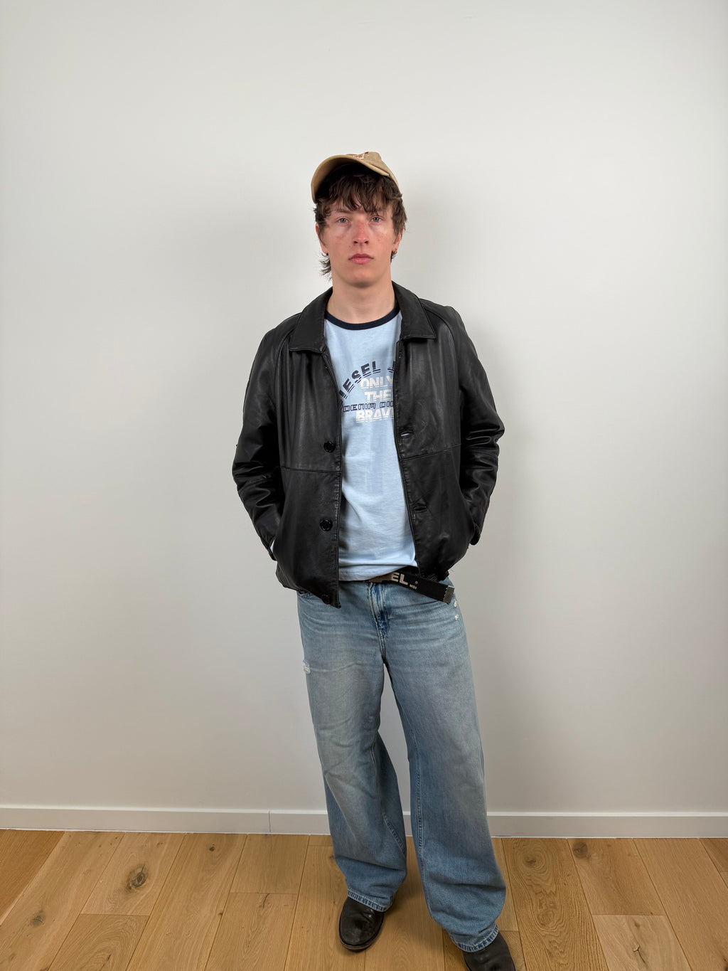LEATHER JACKET BY BURBERRY