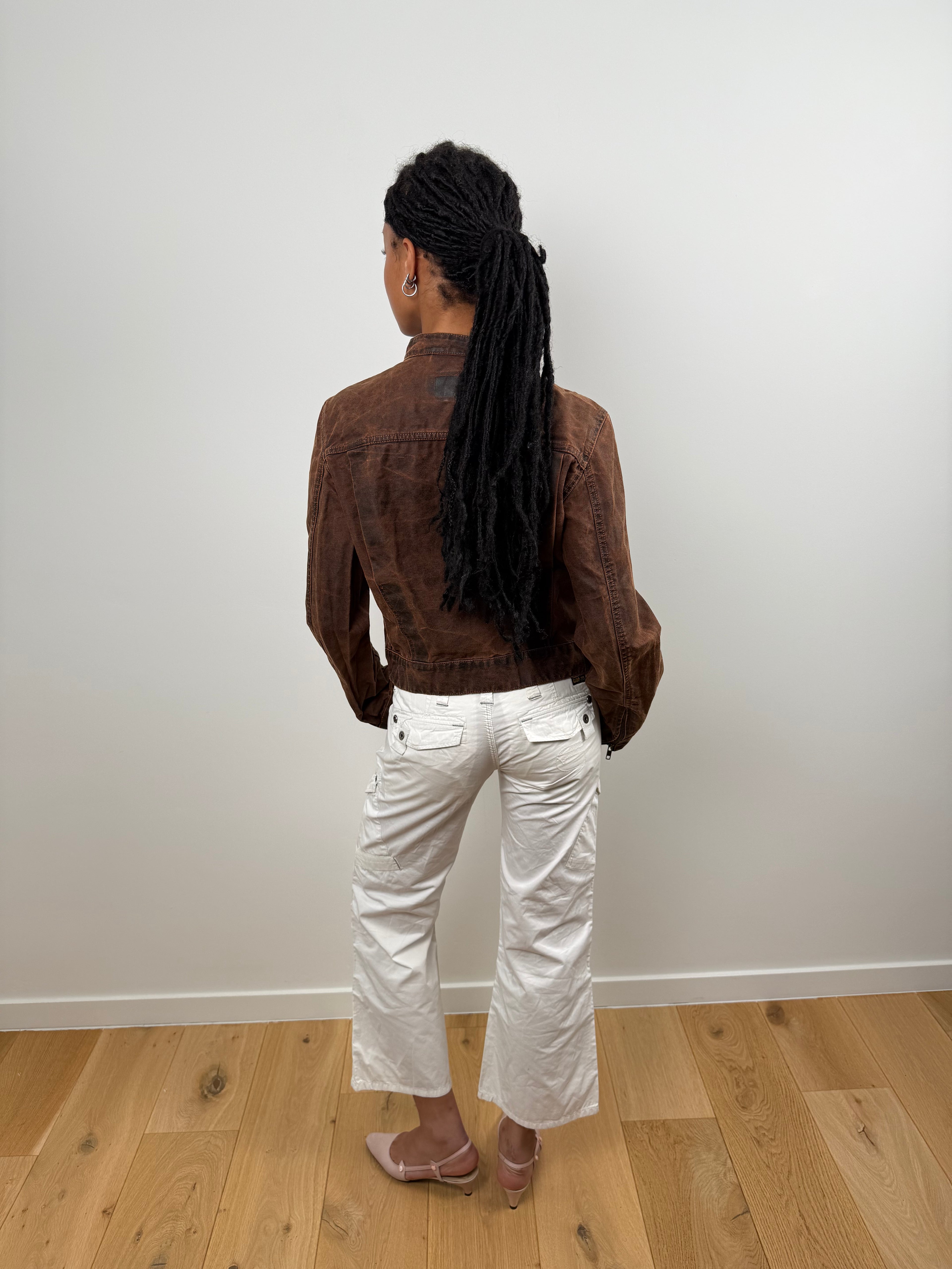 BROWN DENIM JACKET BY LEVIS&nbsp;