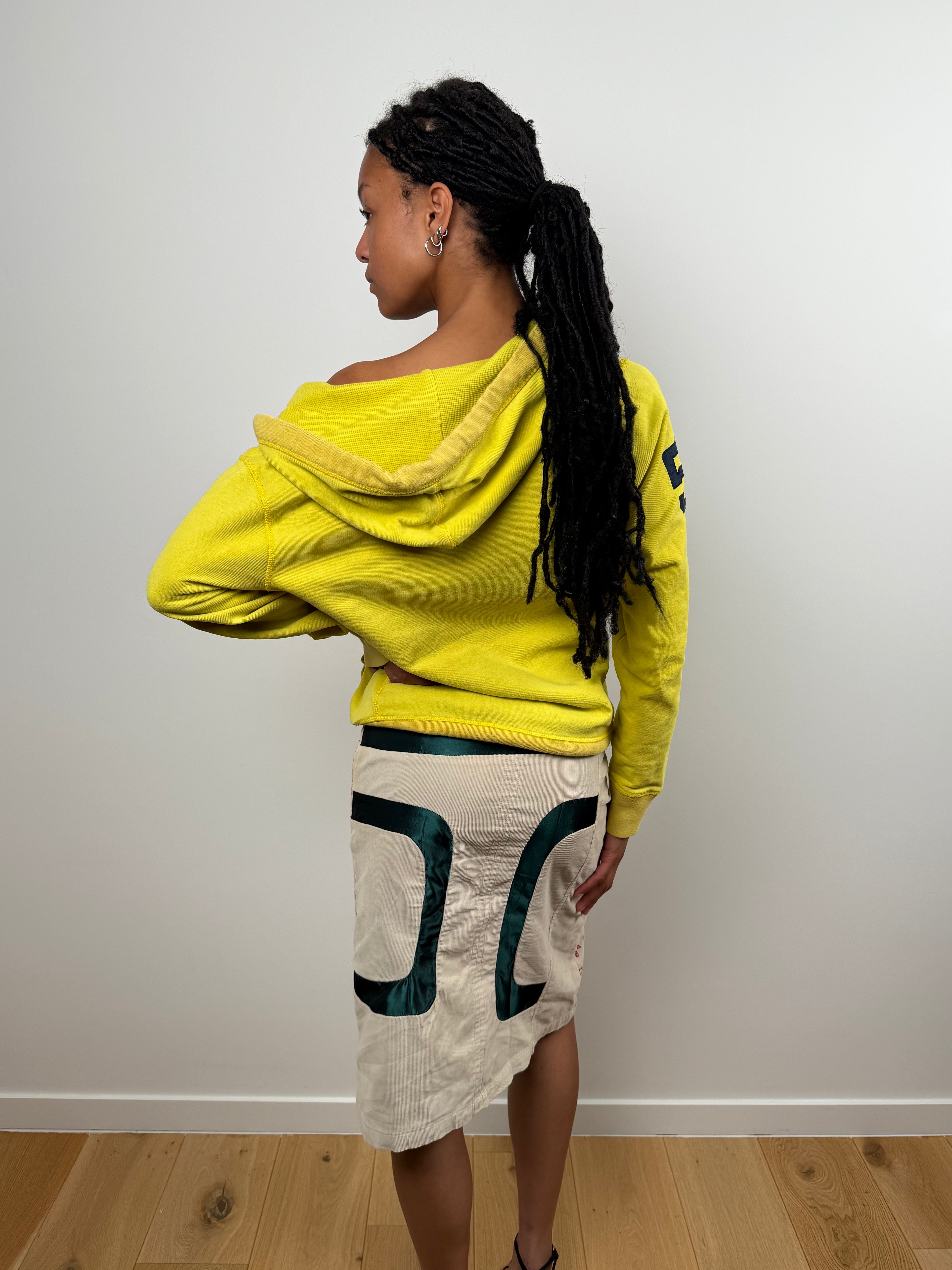 YELLOW ZIP HOODIE BY TOMMY HILFIGER