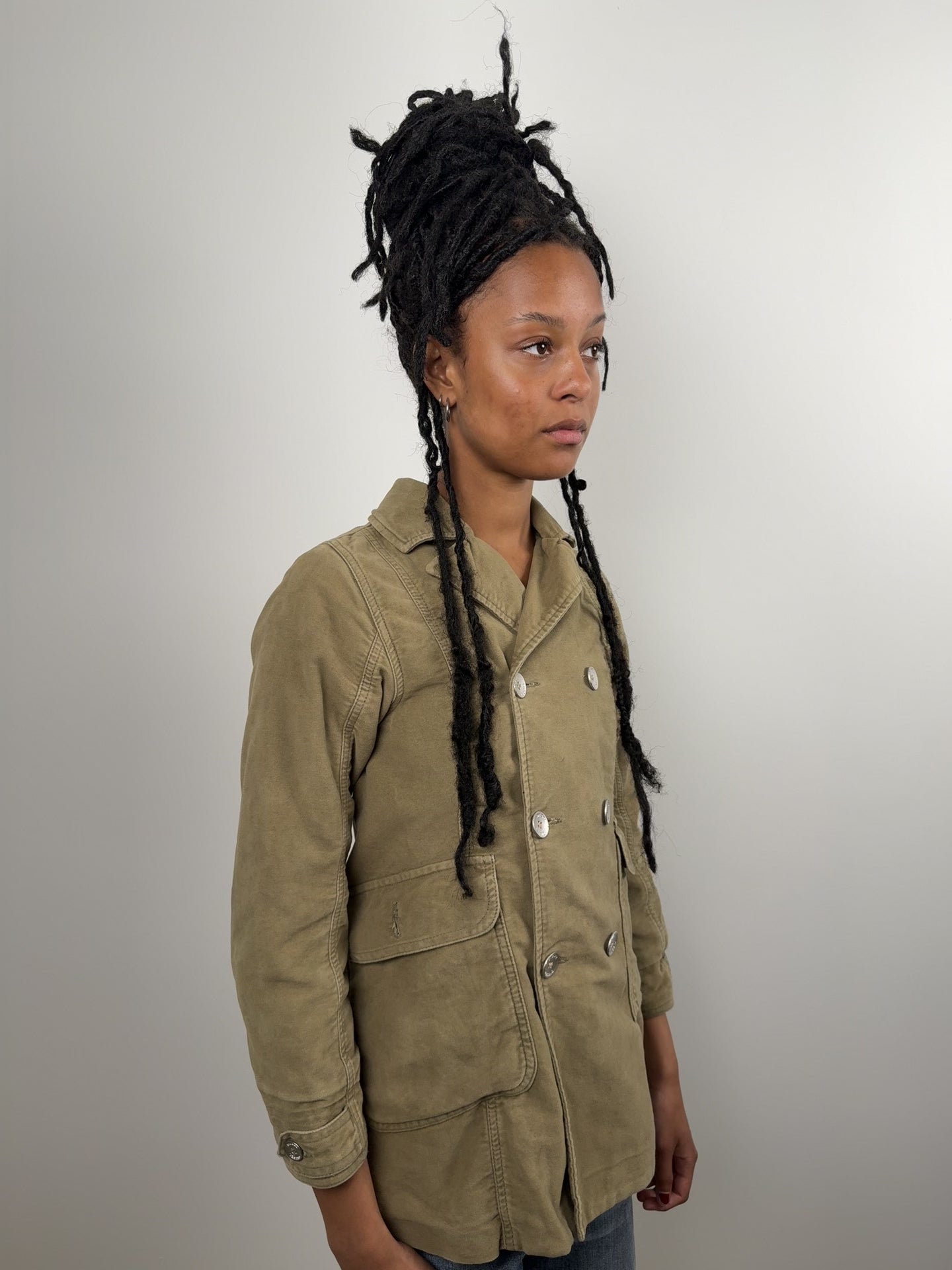 MILITARY STYLE DOUBLE BREASTED JACKET BY DIESEL&nbsp;