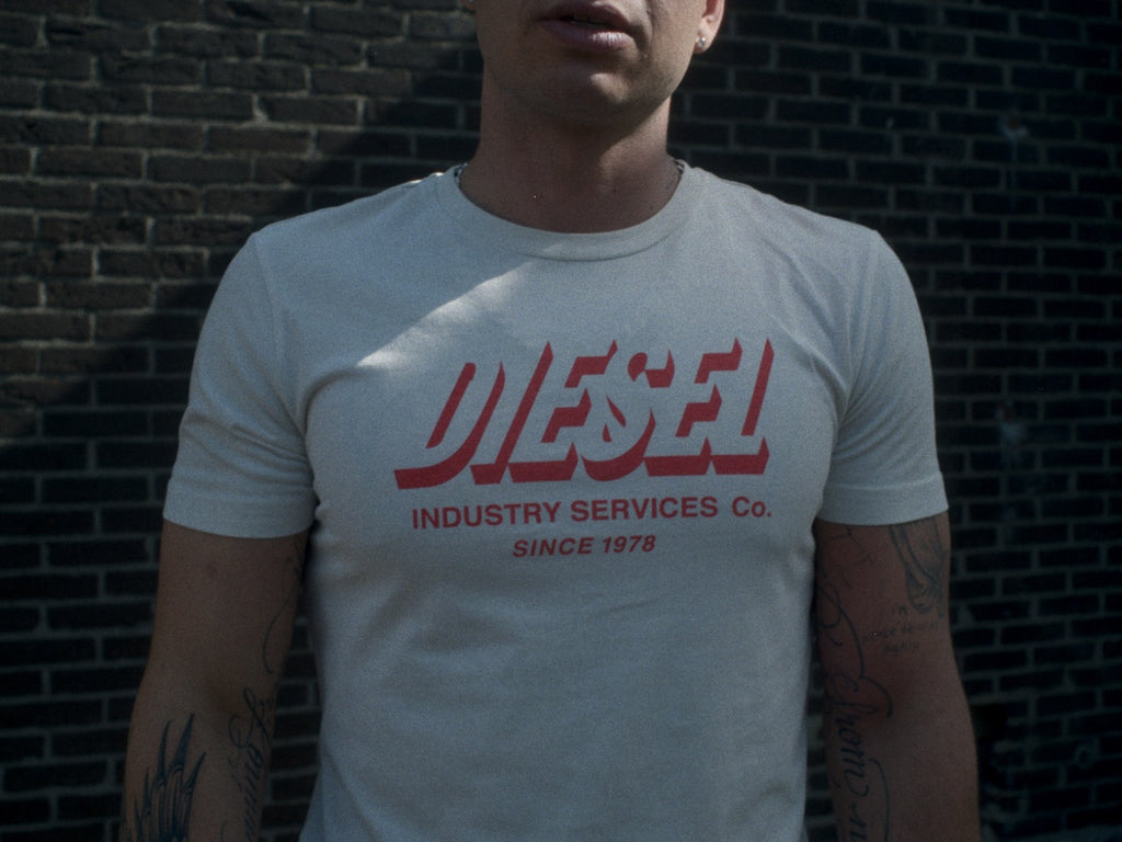 WHITE TEE BY DIESEL&nbsp;